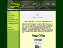 Tablet Screenshot of cuttys.com